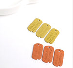 PD.2140 // Paint Name Tag Pendant, 2 Pc / P-SS-0815