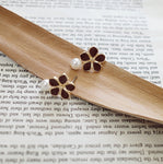 ER.525 // Hibiscus Titanium EarPostt, 2 pc [8-8859-05]