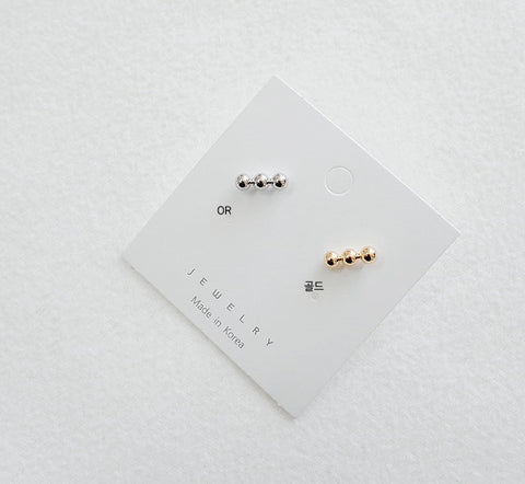 ER.526 //3Ball Stick EarPost , 2 pc [8-8822-02]