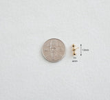 ER.526 //3Ball Stick EarPost , 2 pc [8-8822-02]