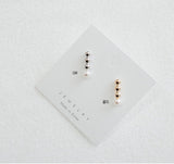 ER.527 //3Ball Pearl Stick EarPost , 2 pc [8-8822-03]