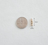 ER.527 //3Ball Pearl Stick EarPost , 2 pc [8-8822-03]
