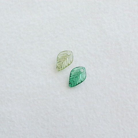 PD.2145 // Acrylic Clear Leaf Pendant, 4 Pc / [5-4166-04]