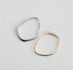 PD.2146 // Semi Curved Frame Pendant, 2 Pc / [5-4037-03]
