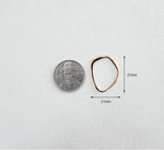 PD.2146 // Semi Curved Frame Pendant, 2 Pc / [5-4037-03]