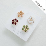 ER.525 // Hibiscus Titanium EarPostt, 2 pc [8-8859-05]