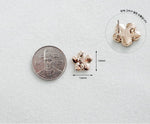 ER.525 // Hibiscus Titanium EarPostt, 2 pc [8-8859-05]