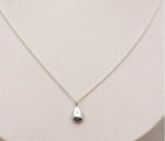 [ 925 Sterling silver ] Water Drop Silver Necklace