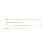 SG.568 // Surgical Steel 1.5 mm necklace chain finished [Siver, Gold, RoseGold], 1 pc