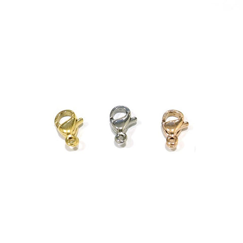 SG.564 // Surgical Steel 9mm lobster [Siver, Gold, RoseGold], 4 pc