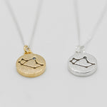 [ 925 Sterling silver ] zodiac Sign Pendant Silver Necklace