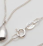 [ 925 Sterling silver ] Water Drop Silver Necklace