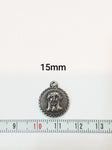 SG.131 // Surgical Steel Jesus Coin(15mm) Pendant , 2 Pc