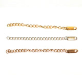 SG.567 // Surgical Steel 6cm tail chain [Siver, Gold, RoseGold], 2 pc