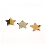 SG.526 // Surgical Steel Star Pendant [Siver, Gold, Rose Gold], 1 pc