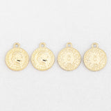 SG.318 // Surgical Steel 1988 Coin Pendant, 2Pc / P-SS-1166