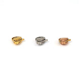 SG.562 // Surgical Steel  12mm lobster [Siver, Gold, RoseGold], 4 pc