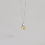 [ 925 Sterling silver ] Citrine Natural Stone Rough Jewel Necklace