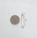 ER.522 //  Ring&Clip Silver Ear Post, 2 pc [8-8831-06]