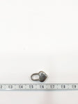 SG.074 // Surgical Steel Heart Lock Pendant , 2 Pc