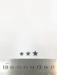 SG.068 // Surgical Steel Pass Through Star Pendant , 2 Pc
