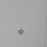 [ 925 Sterling silver ] Smile Pendant Silver Necklace