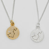 [ 925 Sterling silver ] zodiac Sign Pendant Silver Necklace