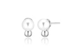 [ 925 Sterling silver ] Pearl Ball Earring