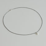 [ 925 Sterling silver ] Heart Rollotaph Jewel Necklace