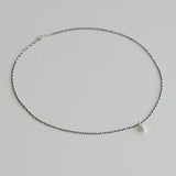 [ 925 Sterling silver ] Heart Rollotaph Jewel Necklace