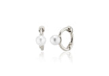 [ 925 Sterling silver ] Mini Pearl One-Touch Earring