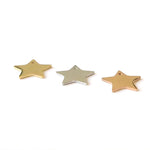 SG.526 // Surgical Steel Star Pendant [Siver, Gold, Rose Gold], 1 pc