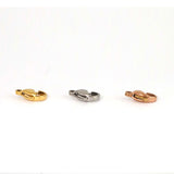 SG.562 // Surgical Steel  12mm lobster [Siver, Gold, RoseGold], 4 pc