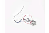 SG.599 // Surgical Steel Spring Hook Fishing Earrings [Silver], 4 pc