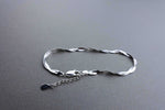 [ 925 Sterling silver ] Twist Silver Bracelet