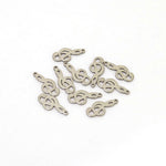 SG.558 // Surgical Steel high-pitched figure pendant [Siver], 1 pc