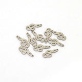 SG.558 // Surgical Steel high-pitched figure pendant [Siver], 1 pc