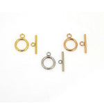 SG.566 // Surgical Steel Basic toggle bars r [Siver, Gold, RoseGold], 1 Set