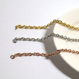 SG.590 // Surgical Steel 3mm Basic chain [Silver, Gold, RoseGold], 90cm