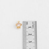 PD.2160 // Zirconia Serrature Cubic Star Connector Pendant, 1 Pc / P-DQ-0245