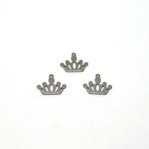 SG.556 // Surgical Steel Mini Tiara pendant [Siver], 1 pc