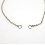 SG.584 // Surgical Steel 1.5mm o bracelet chain [Siver], 1 pc