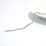 SG.591 // Surgical Steel 1.9mm Lip chain [Siver], 90cm