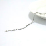 SG.591 // Surgical Steel 1.9mm Lip chain [Siver], 90cm