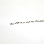 SG.584 // Surgical Steel 1.5mm o bracelet chain [Siver], 1 pc