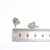 SG.545 // Surgical Steel Rose pendant [Siver], 1 pc