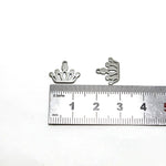 SG.556 // Surgical Steel Mini Tiara pendant [Siver], 1 pc