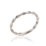 [ 925 Sterling silver ] Twist Silver Ring