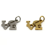 SG.503 // Surgical Steel LOVE Pendant, 1 pc