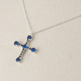 [ 925 Sterling silver ] Cross Pendant Silver Necklace